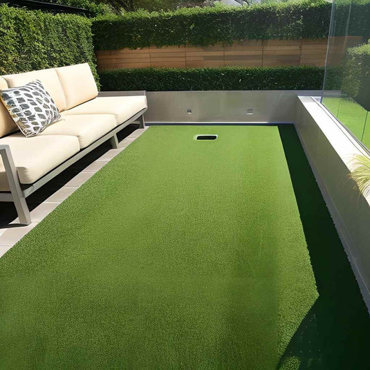 Vidaxl kunstgras 7 9 mm 1x5 m groen