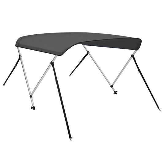 Vidaxl biminitop 2-boogs 180x130x110 cm antracietkleurig