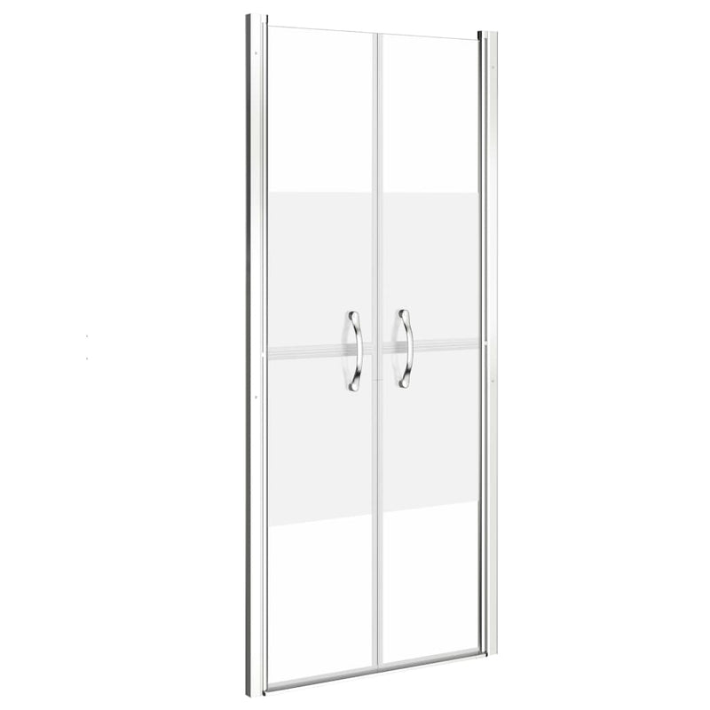 Afbeelding laden in galerijviewer, Vidaxl douchedeur 76x190 cm esg halfmat
