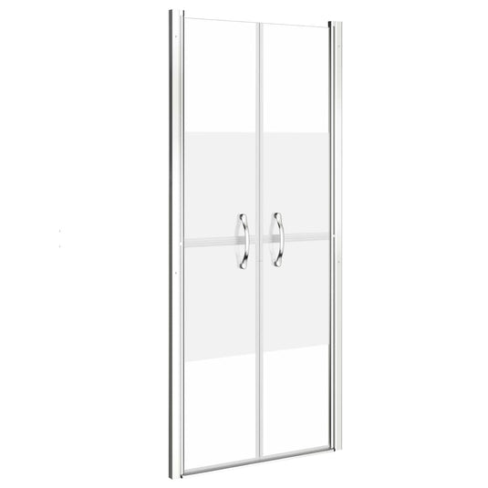 Vidaxl douchedeur 76x190 cm esg halfmat