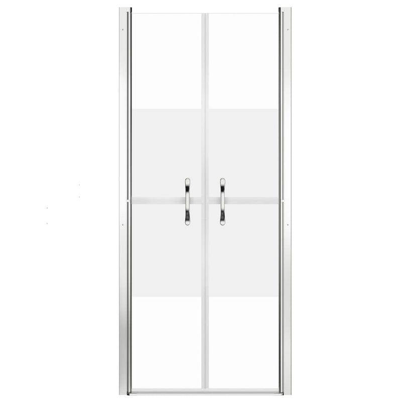 Afbeelding laden in galerijviewer, Vidaxl douchedeur 76x190 cm esg halfmat
