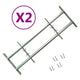 Vidaxl raambeveiligingen verstelbaar 2 st 1000-1500 mm