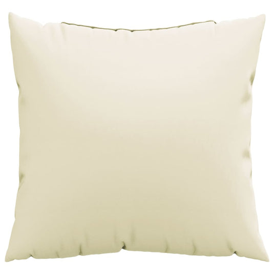 Vidaxl sierkussens 4 st 50x50 cm stof crèmekleurig