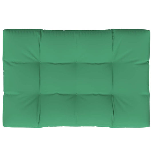 Vidaxl palletkussen 120x80x12 cm stof groen