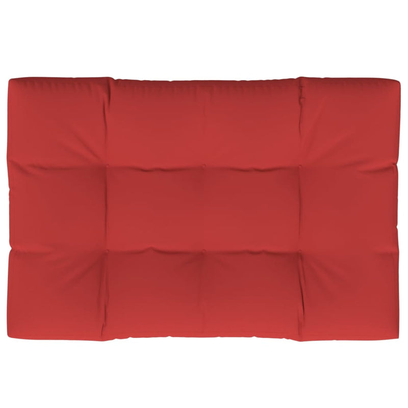 Afbeelding laden in galerijviewer, Vidaxl palletkussen 120x80x12 cm stof rood
