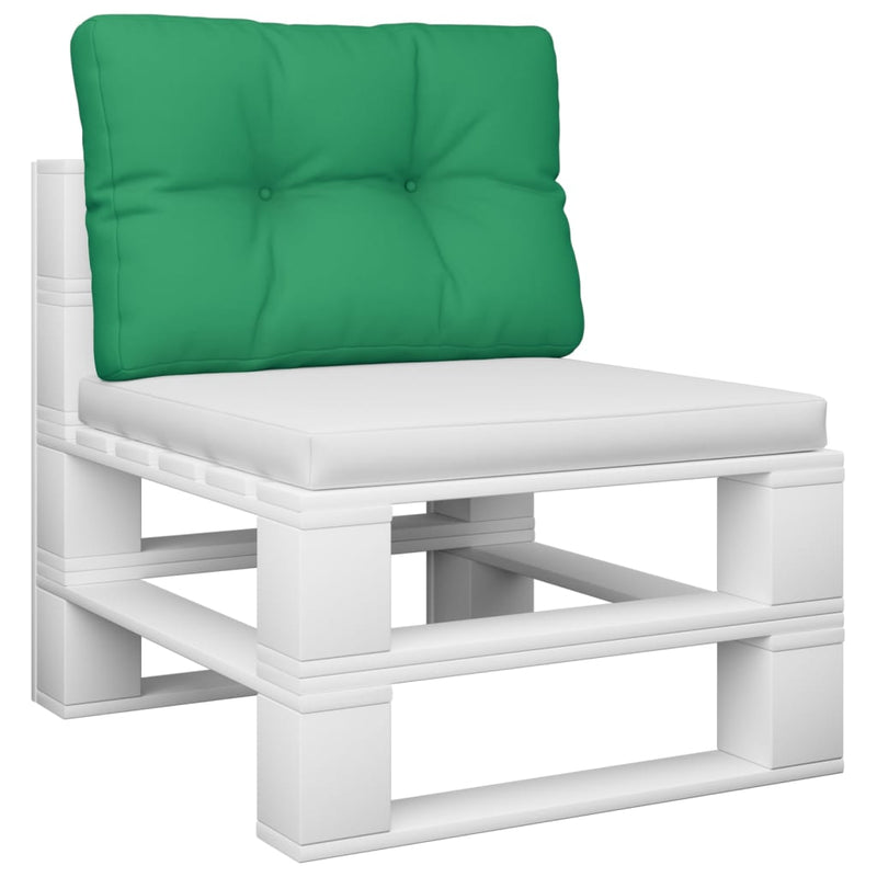 Afbeelding laden in galerijviewer, Vidaxl palletkussen 50x40x12 cm stof groen

