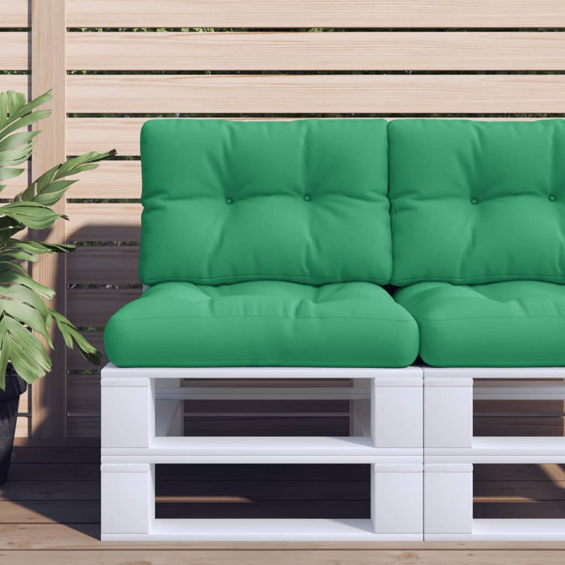 Afbeelding laden in galerijviewer, Vidaxl palletkussen 50x40x12 cm stof groen
