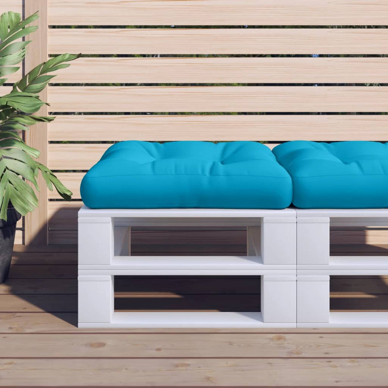 Afbeelding laden in galerijviewer, Vidaxl palletkussen stof blauw
