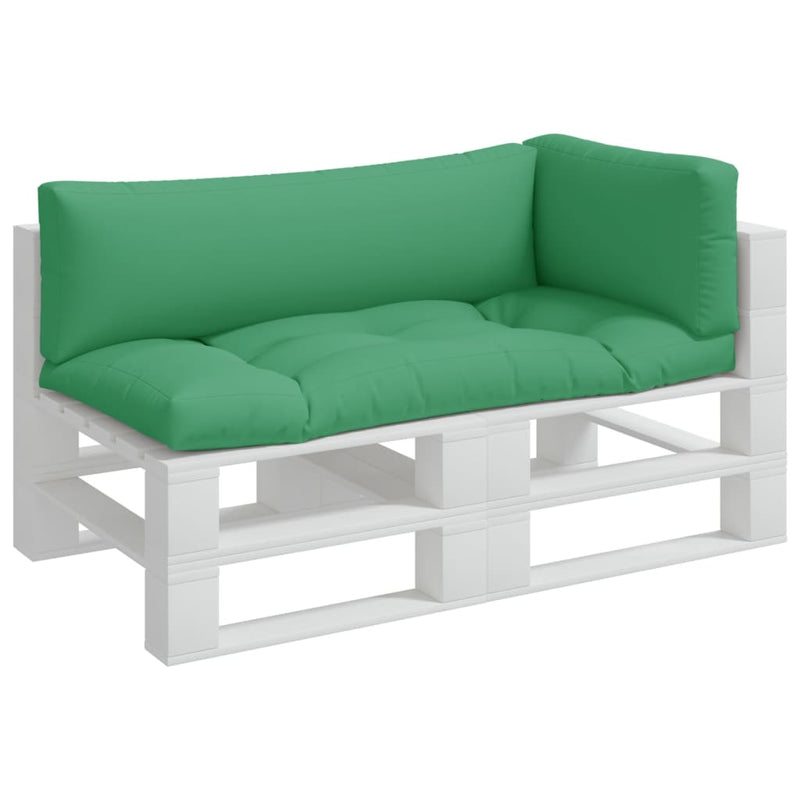Afbeelding laden in galerijviewer, Vidaxl palletkussens 3 st stof groen
