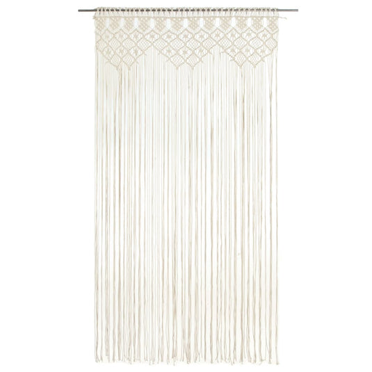Vidaxl gordijn macramé 140x240 cm katoen