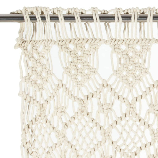 Vidaxl gordijn macramé 140x240 cm katoen