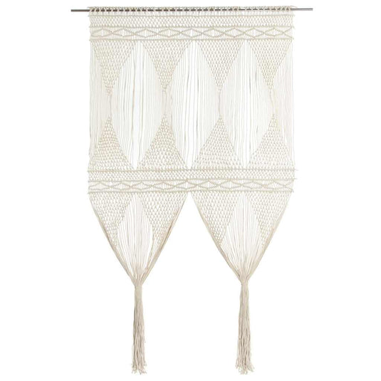 Vidaxl gordijn macramé 140x240 cm katoen