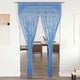 Vidaxl gordijn macramé 140x240 cm katoen blauw