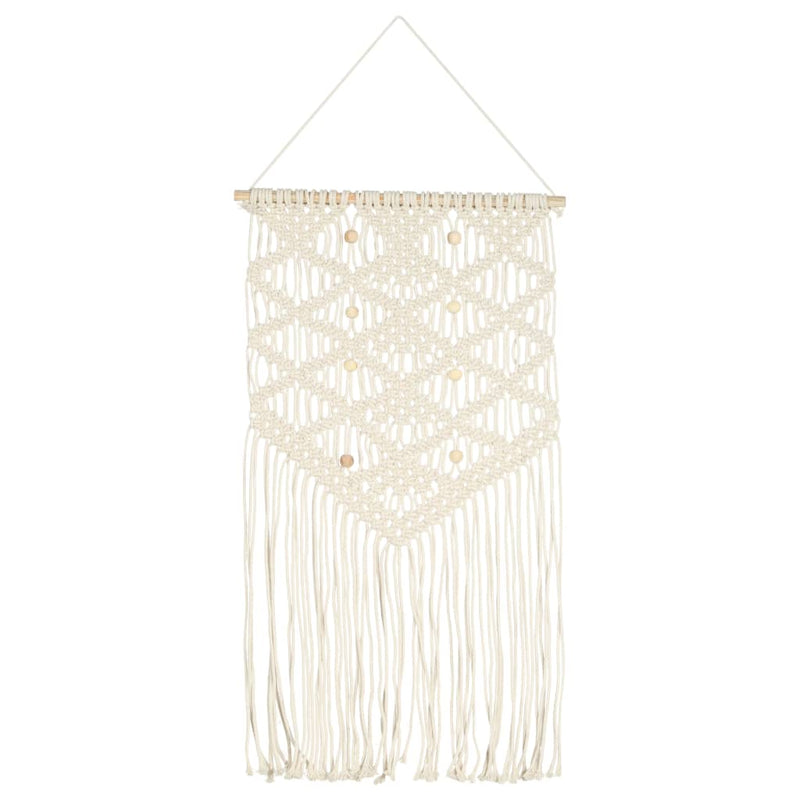 Afbeelding laden in galerijviewer, Vidaxl wandhanger macramé 40x80 cm katoen
