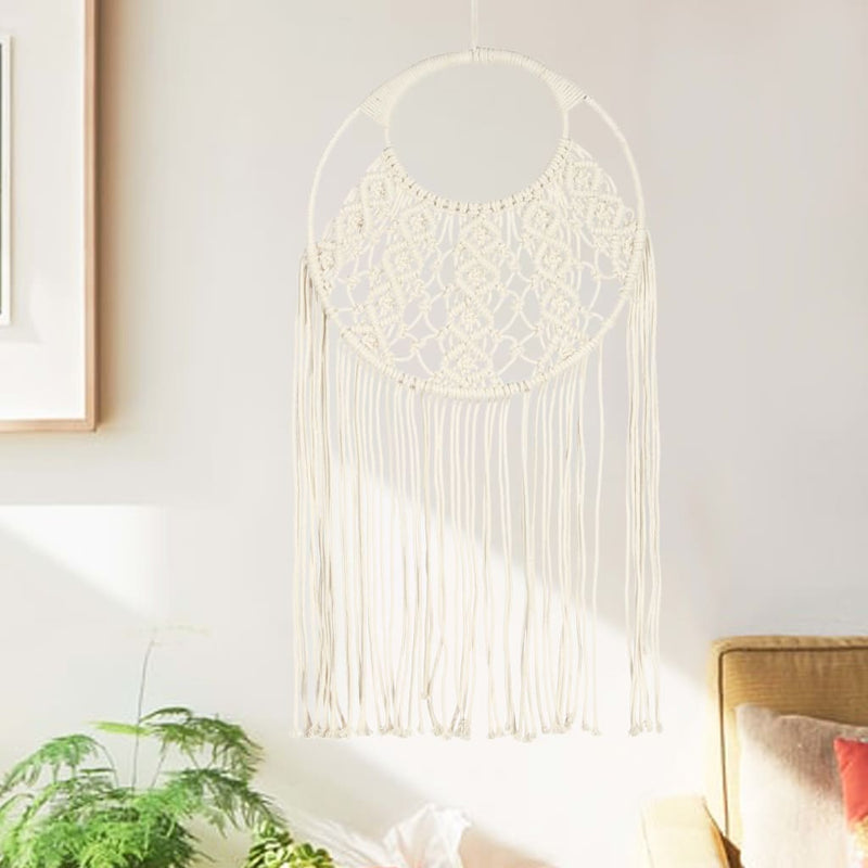 Afbeelding laden in galerijviewer, Vidaxl wandhanger macramé 40x80 cm katoen
