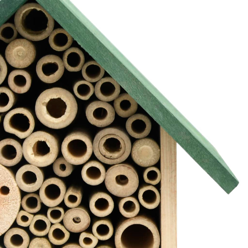Afbeelding laden in galerijviewer, Vidaxl insectenhotels 2 st 23x14x29 cm massief vurenhout
