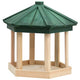 Vidaxl vogelvoeder achthoekig 33x30 cm massief vurenhout