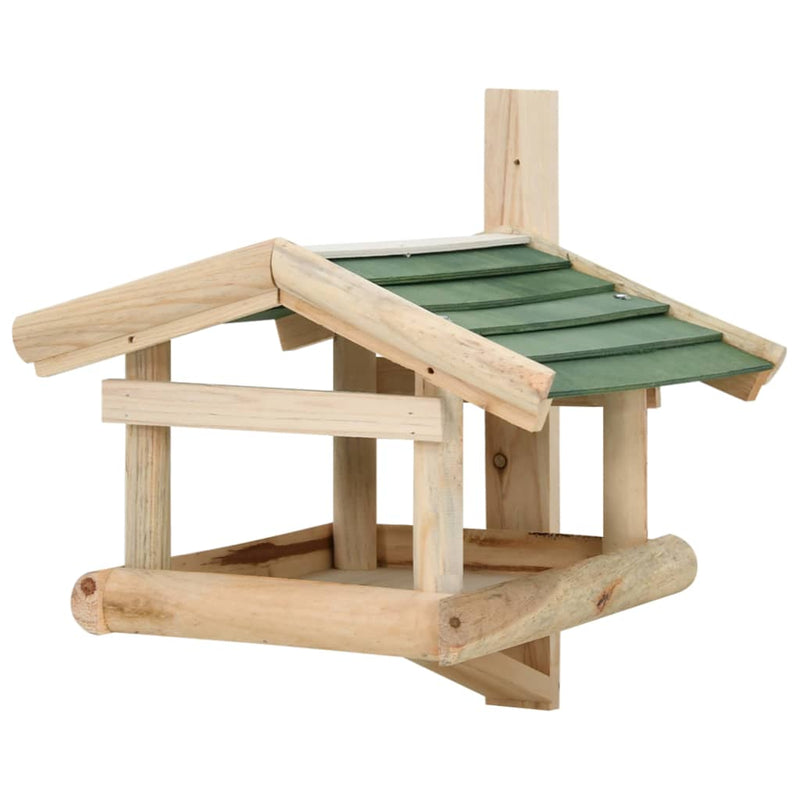 Afbeelding laden in galerijviewer, Vidaxl vogelvoeder 35x29,5x21 cm massief hout
