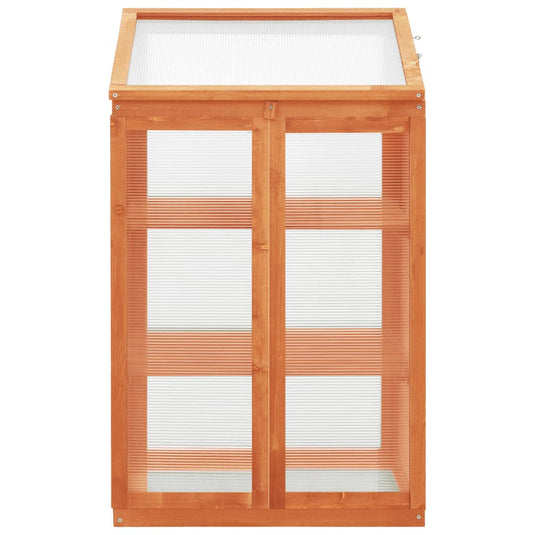 Vidaxl broeikas 60x45x100 cm vurenhout