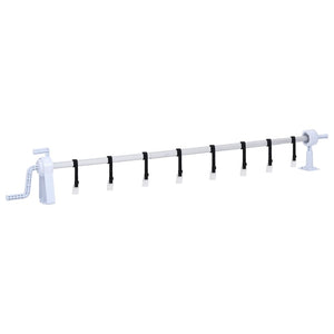Vidaxl zwembadhoesroller met kunststof frame