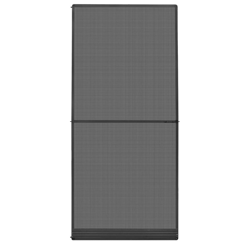 Afbeelding laden in galerijviewer, VidaXL Hordeur met scharnieren 100x215 cm antraciet
