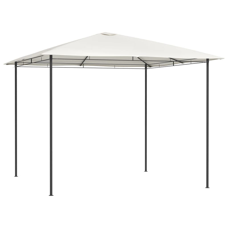 Afbeelding laden in galerijviewer, Vidaxl prieel 160 g m² 3x3x2,6 m crèmekleurig
