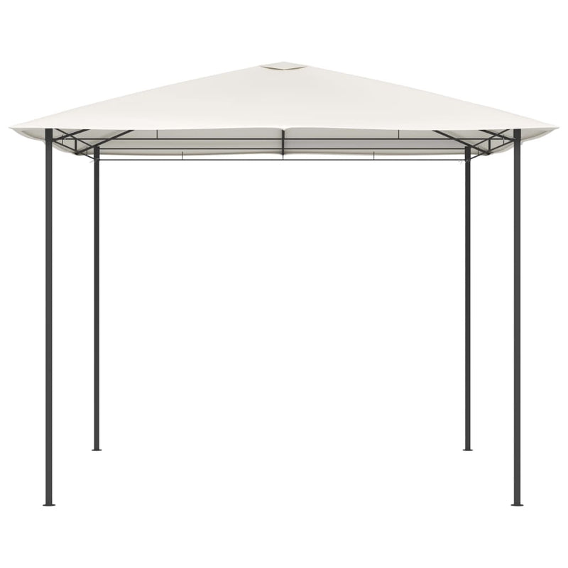 Afbeelding laden in galerijviewer, Vidaxl prieel 160 g m² 3x3x2,6 m crèmekleurig
