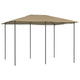 Vidaxl prieel 160 g m² 3x4x2,6 m taupe