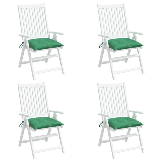 Vidaxl stoelkussens 4 st 50x50x7 cm oxford stof groen