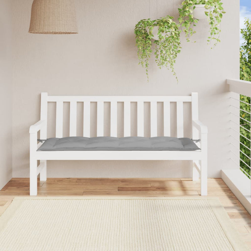 Afbeelding laden in galerijviewer, Vidaxl tuinbankkussen 150x50x7 cm oxford stof grijs
