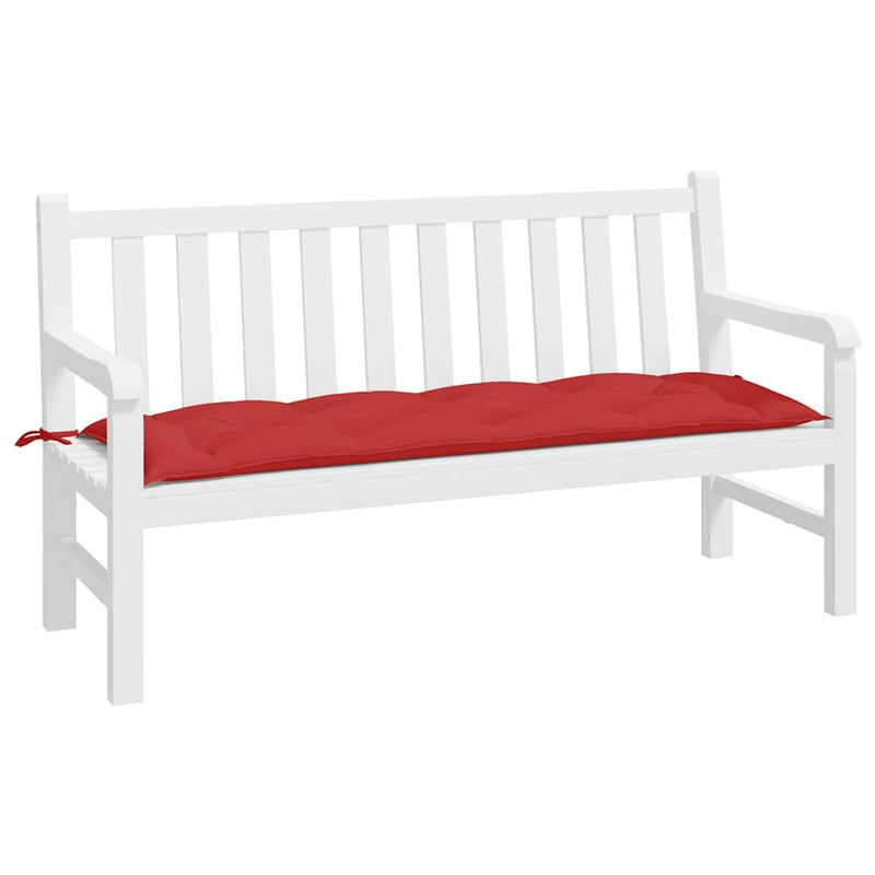 Afbeelding laden in galerijviewer, Vidaxl tuinbankkussen 150x50x7 cm oxford stof rood
