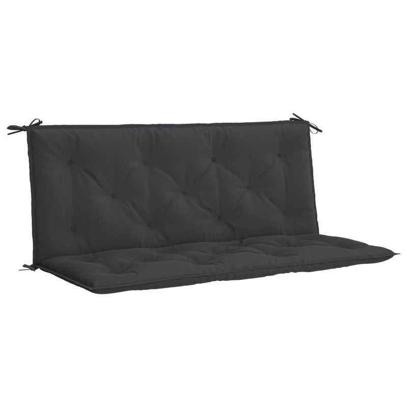 Afbeelding laden in galerijviewer, Vidaxl tuinbankkussen 120x(50+50)x7 cm oxford stof zwart
