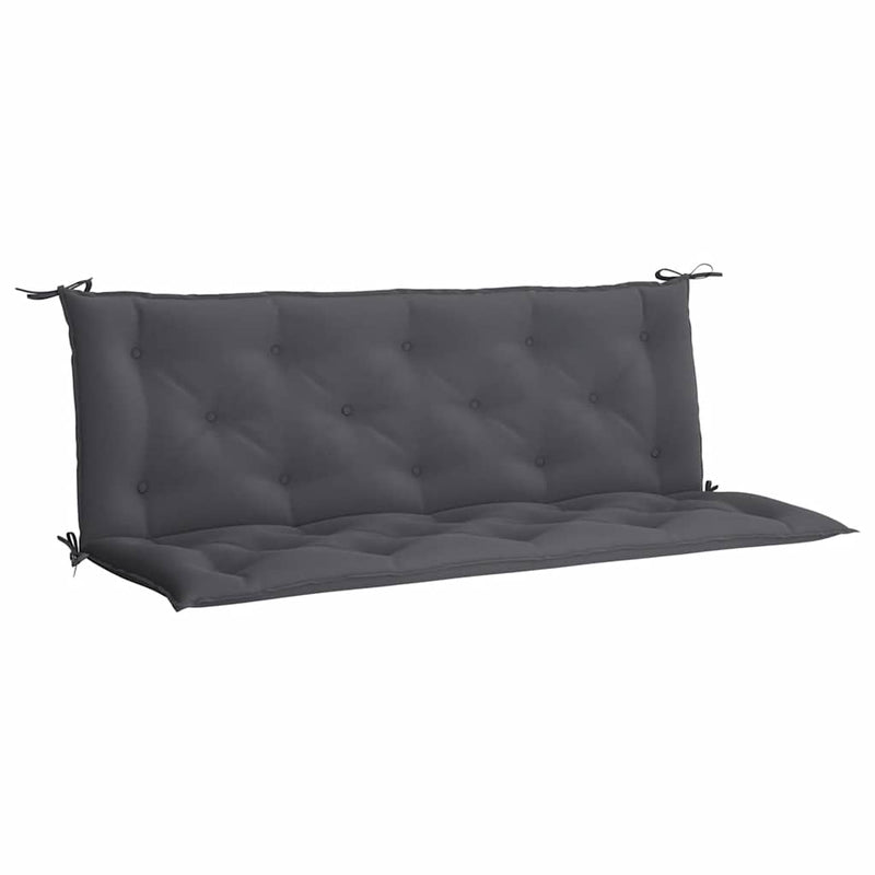 Afbeelding laden in galerijviewer, Vidaxl tuinbankkussen 150x(50+50)x7 cm oxford stof antracietkleurig
