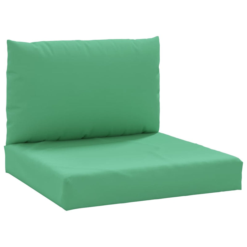 Afbeelding laden in galerijviewer, Vidaxl palletkussens 2 st stof groen

