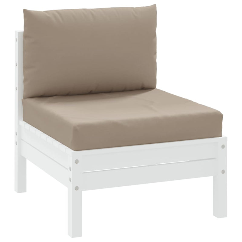 Afbeelding laden in galerijviewer, Vidaxl palletkussens 2 st oxford stof taupe
