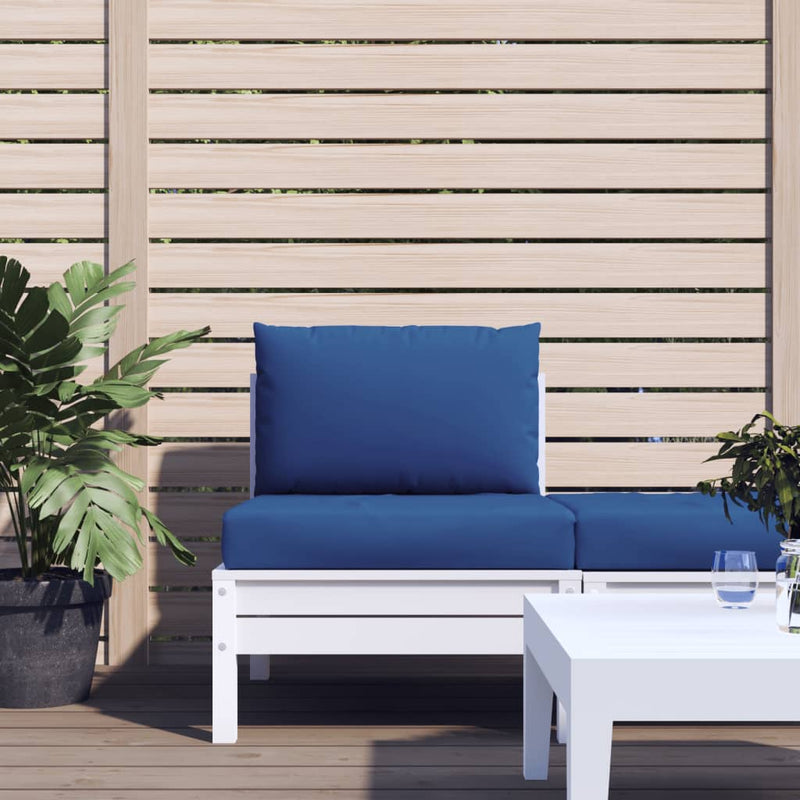 Afbeelding laden in galerijviewer, Vidaxl palletkussens 2 st oxford stof blauw
