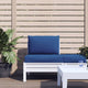 Vidaxl palletkussens 2 st oxford stof blauw