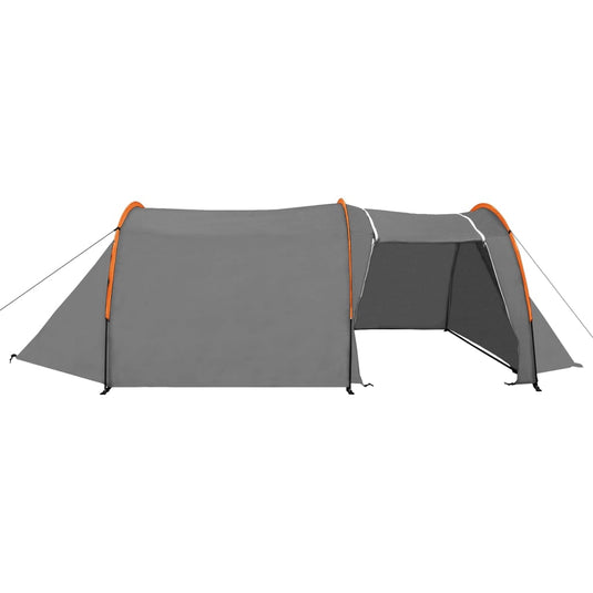 VidaXL Tent 4-persoons grijs en oranje