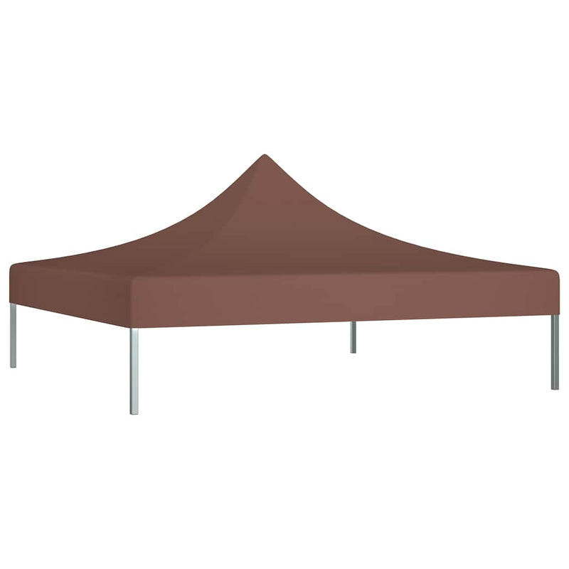 Afbeelding laden in galerijviewer, Vidaxl partytentdak 270 g m² 3x3 m bruin
