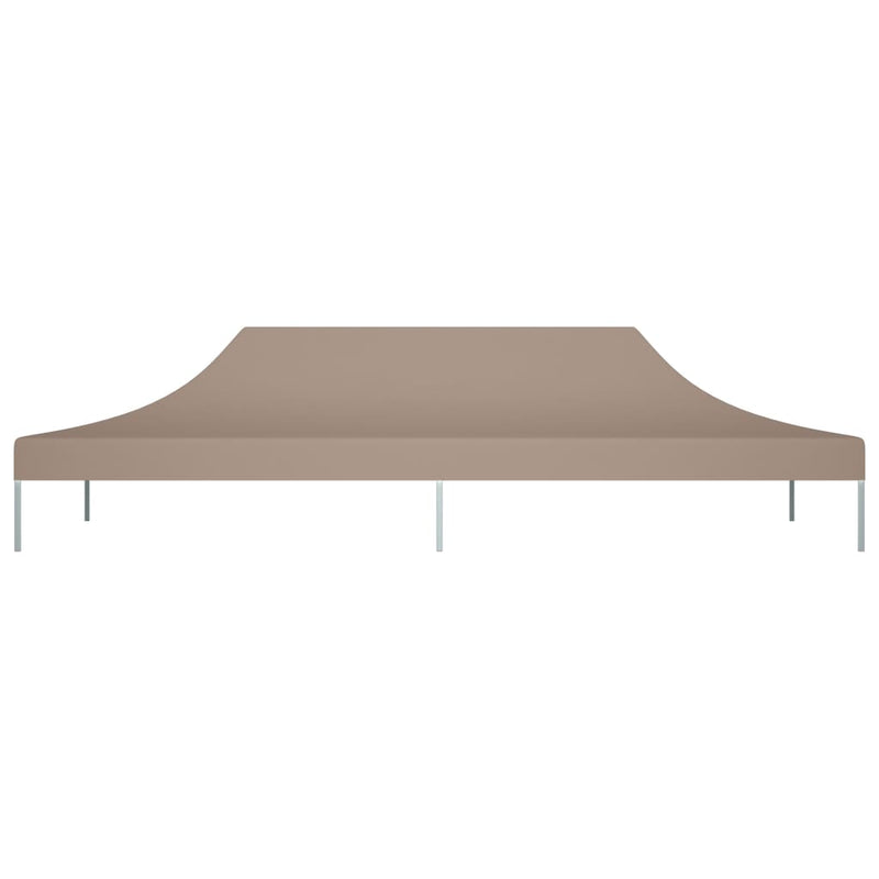 Afbeelding laden in galerijviewer, Vidaxl partytentdak 270 g m² 6x3 m taupe
