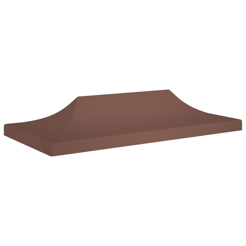 Afbeelding laden in galerijviewer, Vidaxl partytentdak 270 g m² 6x3 m bruin
