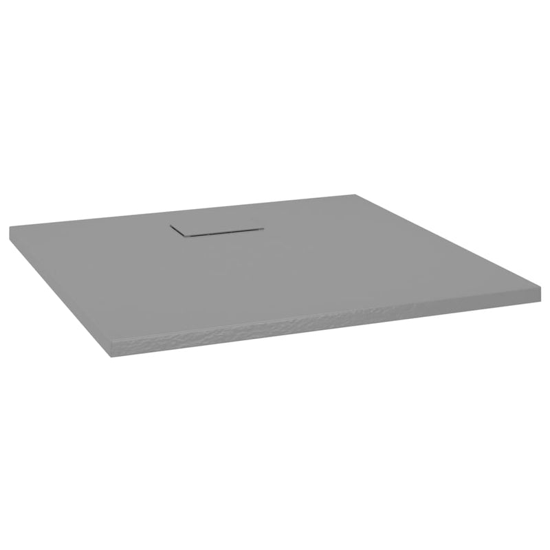 Afbeelding laden in galerijviewer, Vidaxl douchebak 90x80 cm smc grijs
