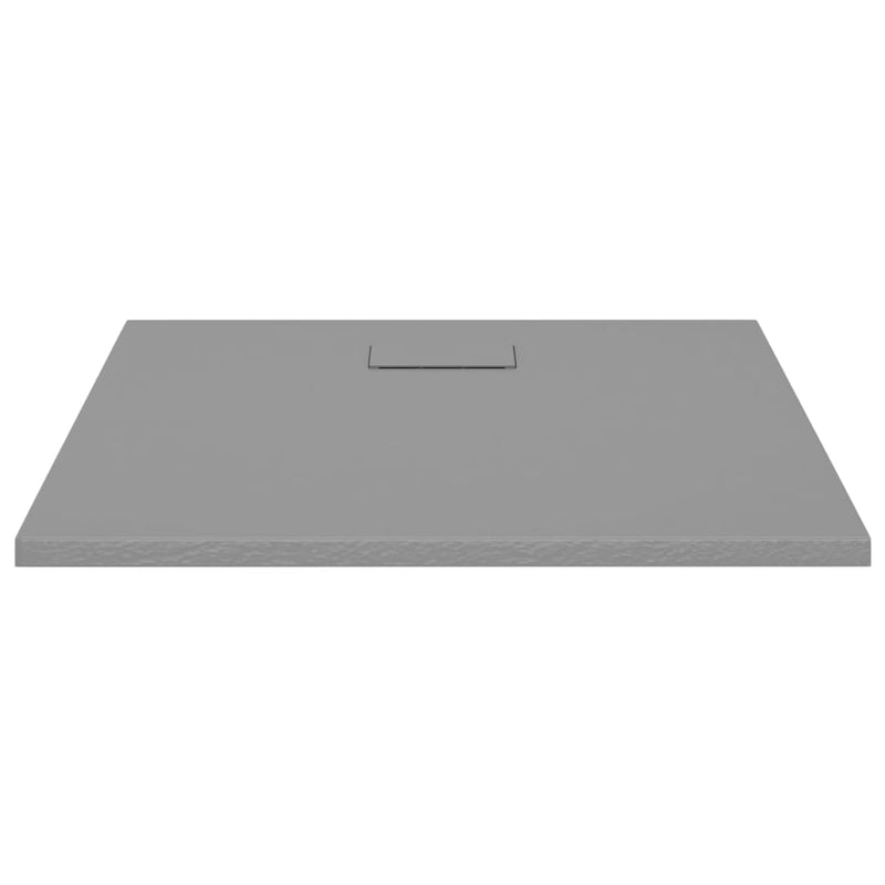 Afbeelding laden in galerijviewer, Vidaxl douchebak 90x80 cm smc grijs
