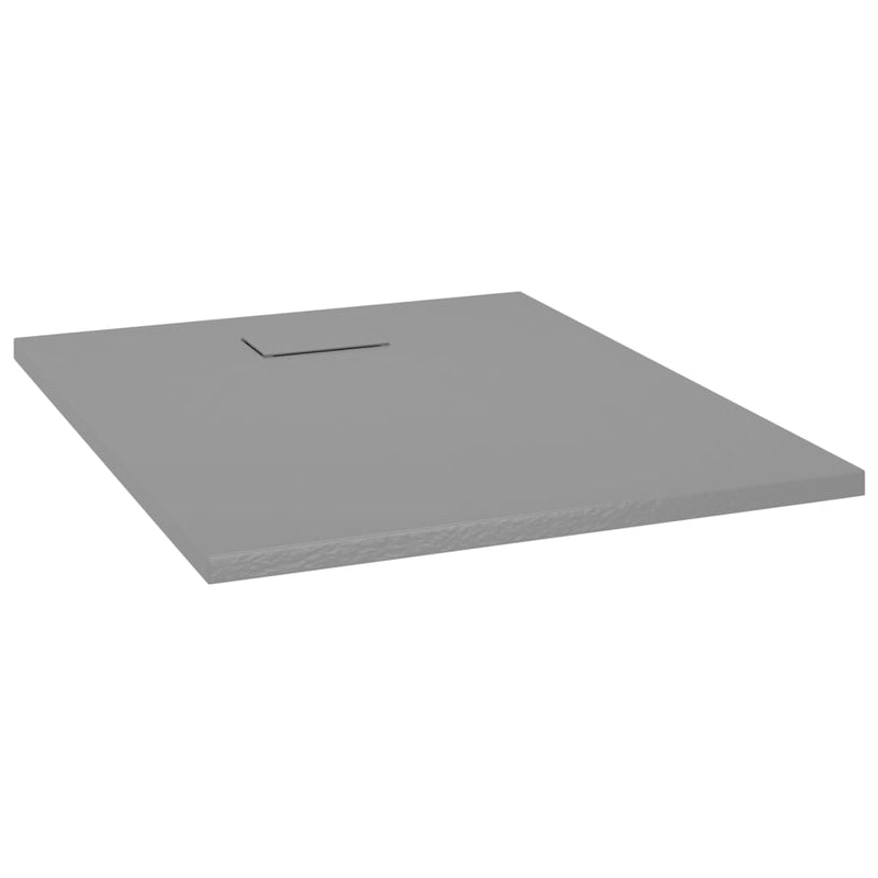 Afbeelding laden in galerijviewer, Vidaxl douchebak 100x80 cm smc grijs
