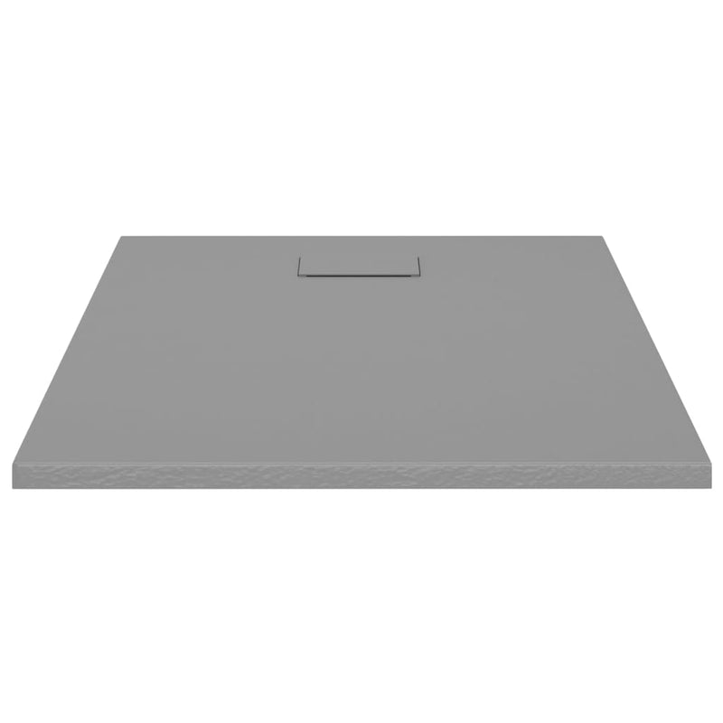 Afbeelding laden in galerijviewer, Vidaxl douchebak 100x80 cm smc grijs
