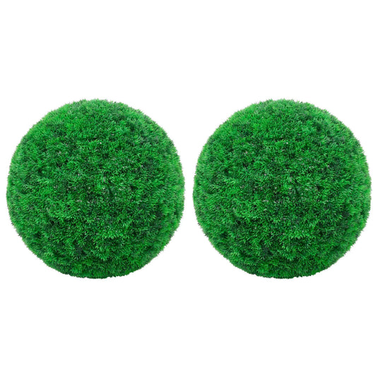 Vidaxl kunstbuxusbollen 2 st 35 cm