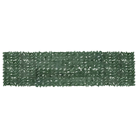Vidaxl balkonscherm met donkergroene bladeren 400x100 cm
