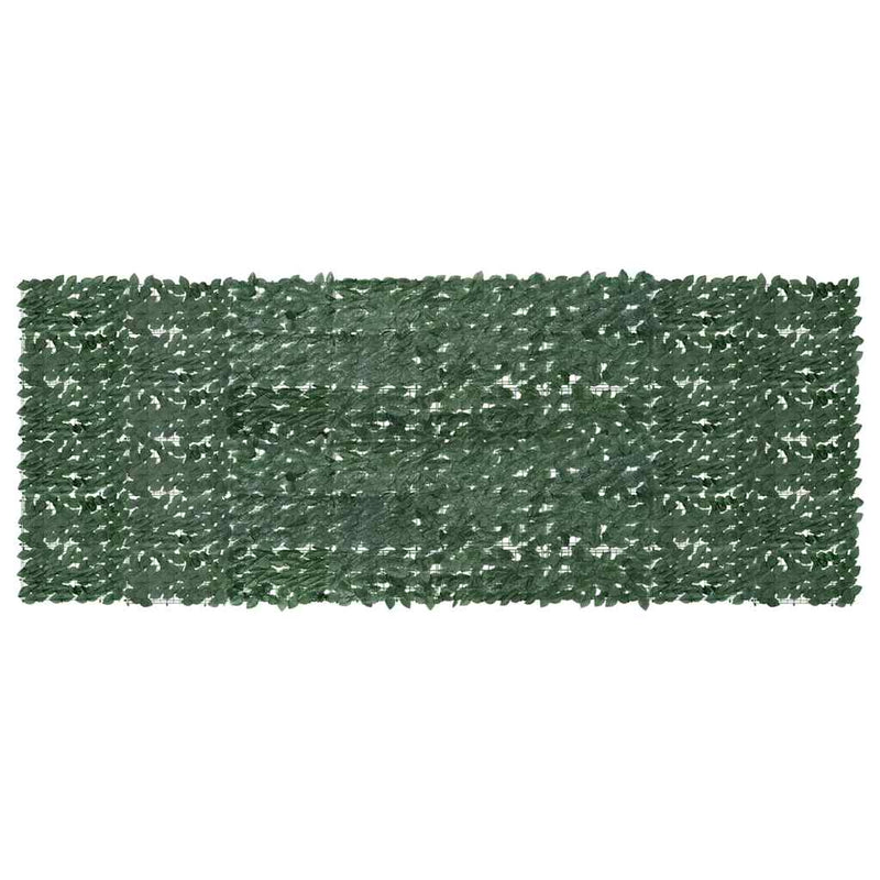 Afbeelding laden in galerijviewer, Vidaxl balkonscherm met donkergroene bladeren 400x150 cm
