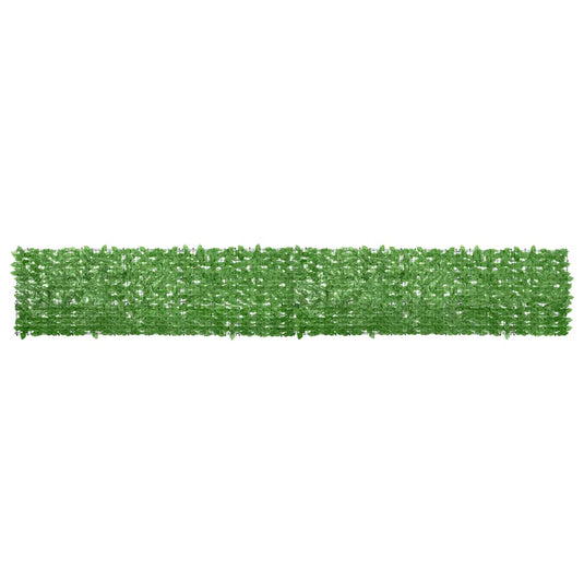 Vidaxl balkonscherm met groene bladeren 500x75 cm