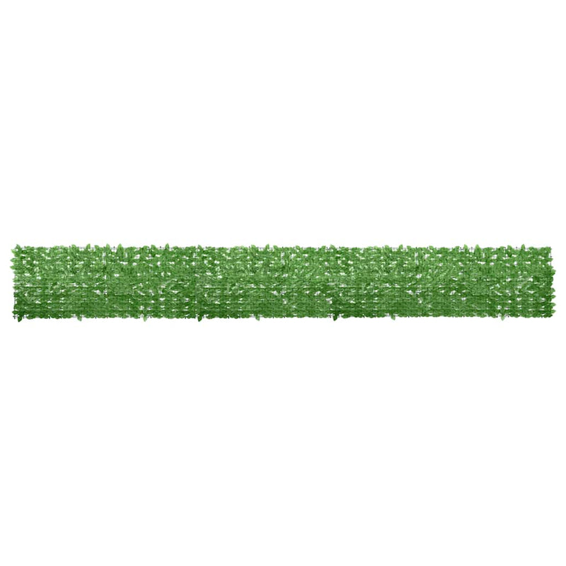 Afbeelding laden in galerijviewer, Vidaxl balkonscherm met groene bladeren 600x75 cm
